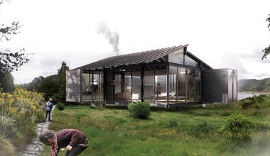 Iku Hábitat, una vivienda modular en Colombia emsablada con tornillos
