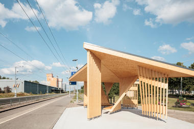 Estación de tren Kohta / Aalto University Wood Program