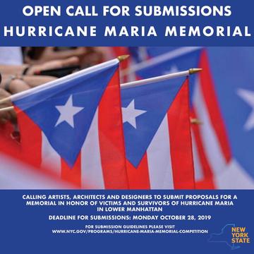 Hurricane Maria Memorial Public Art Project