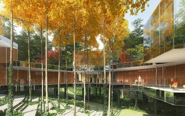 REX公布镜面项链住宅的最终设计