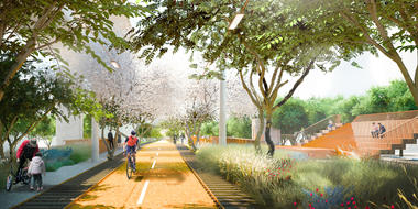 Galeria de Mecanoo projeta parque linear ao longo de ferrovia em Taiwan  - 4