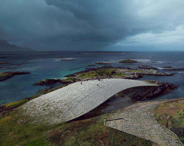 Dorte Mandrup vence concurso para edifício cultural e observatório de baleias na Noruega