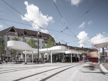 Gallery of Pavilion on Europaplatz  / J. Mayer H  - 1