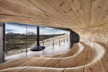 Galería de Perdido en el paisaje: 'Wild Reindeer Centre' de Snøhetta, filmado en 4K  - 1