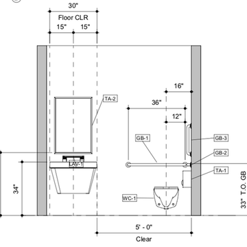Gallery of How to Save Space in ADA Compliant Bathroom Design - 9