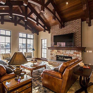 Faux Wood Planks from Decorative Ceiling Tiles