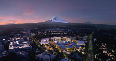画廊 富士山下，BIG+丰田 建造未来小镇“编织之城”  - 1