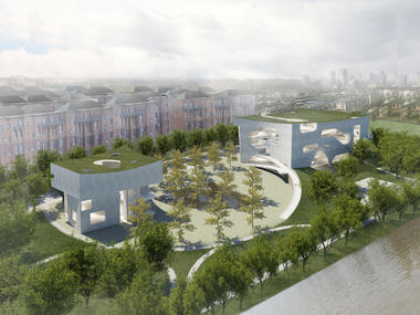 Steven Holl Architects' Shanghai Culture and Health Center Tops Out