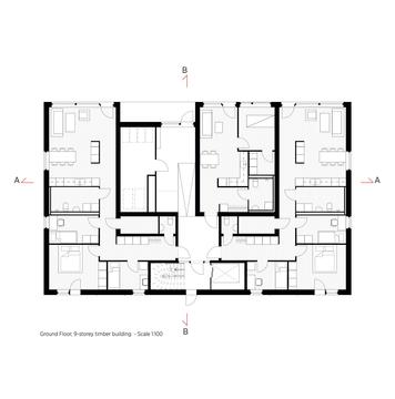Gallery of Kajstaden Tall Timber Building / C.F. Møller Architects  - 29