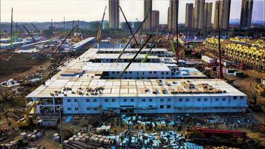China Completes Hospital in 10 Days to Fight Wuhan's Coronavirus