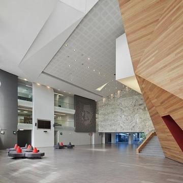 Placa de yeso absorbente de sonido AKUSTIK de Saint-Gobain