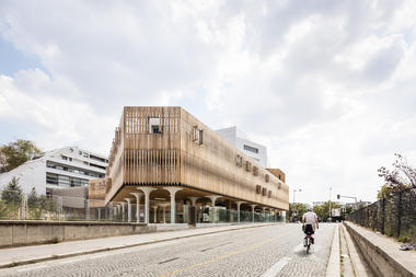 CIL – Simone Veil巴黎公寓，三种层次拼接立面 / Vincent Parreira Atelier Architecture AAVP