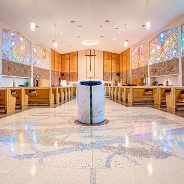 Terrazzo in St. Ambrose Church from Terrazzo & Marble