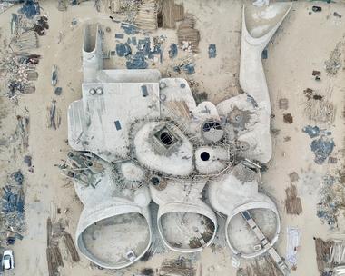 Dune Art Museum by OPEN Architecture Tops Out 'Under' a Beach Near Beijing