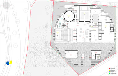 Galería de MenoMenoPiu propone una forma circular para la Casa de la Música de Hungría  - 9