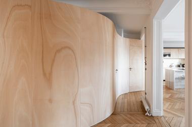 Galeria de Apartamento Wood Ribbon / Toledano+Architects  - 4