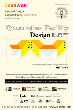 Call for Entries: Quarantine Facility Design for Temporary Healthcare Facility