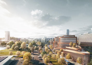 3XN vence concurso com projeto de edifício de uso misto em Estocolmo