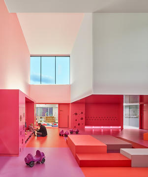 小村庄里的幼儿园 / Dominique Coulon & associés