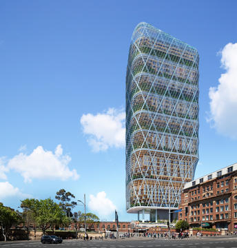 The World's Tallest Hybrid Timber Tower is Under Construction in Sydney, Australia