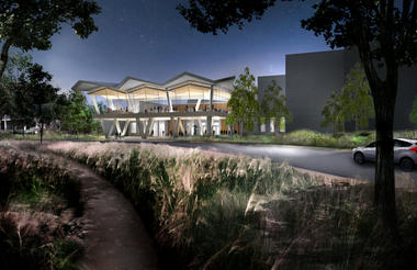 Studio Gang's Arkansas Arts Center Under Construction