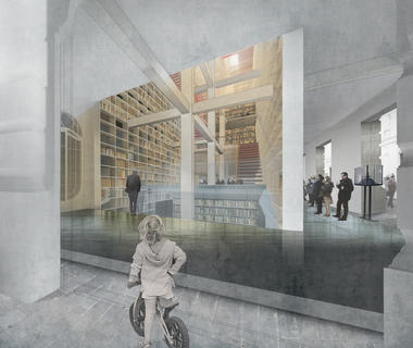Primer Lugar Rehabilitación Biblioteca Congreso Nacional /  Beals + Lyon + Matías Zegers