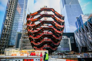 Heatherwick's Copper 'Vessel' Tops Out at New York's Hudson Yards