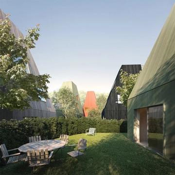 Tham & Videgård Reinvent Swedish Timber Row Houses