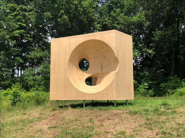 Steven Holl Explores CLT Subtraction to Create a Playful Sculpture in Ghent, NY