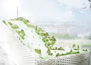 SLA Reveals Park and Ski Slope That Will Cap BIG's Groundbreaking Waste-to-Energy Plant