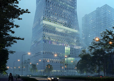 Mecanoo Designs Cultural Tower for Shenzhen's Futian District