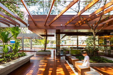 Nova área de lazer do Grande Hotel Senac São Pedro / Levisky Arquitetos | Estratégia Urbana