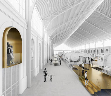 Ganadores del concurso para rehabilitar el Museo del Ferrocarril en España
