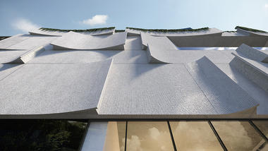 画廊 墨尔本新犹太艺术中心及塔楼方案，Mclldowie 设计混凝土翘动立面  - 2