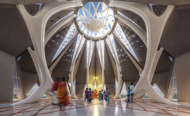 Gallery of India's New Parametric Temple to Reinterpret Vernacular Design in Koppur  - 1