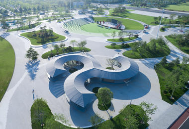Pavilhão dos Leitores no Parque Cultural dos Cidadãos de Rongcheng / art+zen architects