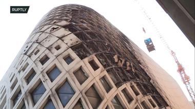 Fire Breaks Out at the Zaha Hadid-Designed Building in Beirut, Lebanon