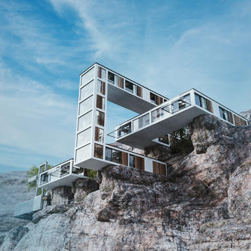 Gallery of Sheltered Villas in Greece and Floating Terraces in India: 10 Unbuilt Projects Submitted by our Readers  - 38