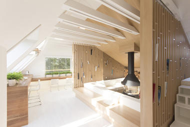 High-Rise Living: 7 Houses Under 65m² in Rooftops and Attics
