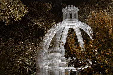 Etherea, la instalación de malla de alambre diseñada por Edoardo Tresoldi en Roma