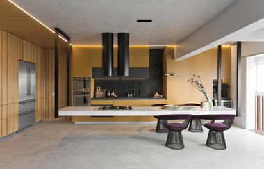 Galeria de Interiores brasileiros: 15 projetos com cimento queimado  - 13