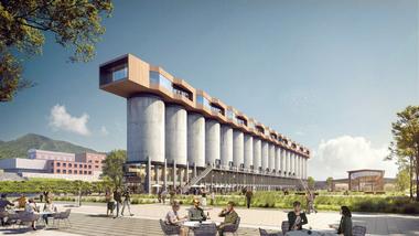 HPP+BIAD 改造怀柔水泥厂，北京雁栖湖应用数学研究院方案公布