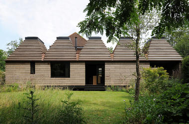 首个软木结构住宅，低碳负值的环保建筑 / Matthew Barnett Howland + Dido Milne + Oliver Wilton
