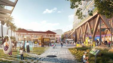 谷歌发布32公顷的圣何塞“市区西”园区计划，河岸边生活办公社区