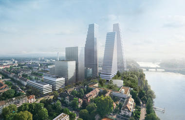Herzog & de Meuron Create Third Roche Tower Along Rhine River in Basel