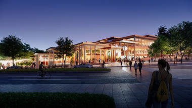 Gallery of BIG Selected to Design a Socially Engaging Hub for the Johns Hopkins University  - 4