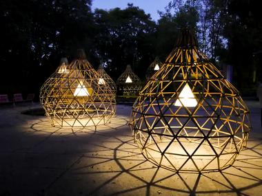 Lucila Aguilar construye pabellón de bambú para Design Week México 2020