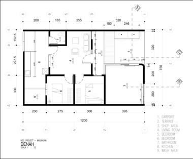 Gallery of HOS House / MONOSTUDIO  - 14
