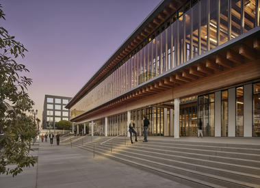 Gallery of Billie Jean King Main Library / Skidmore, Owings & Merrill  - 1