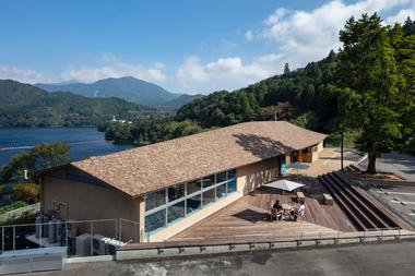 Gallery of Sameura Canoe Terrace / TA+A + Wakuda Kosuke Architects + Sanai Architects  - 1